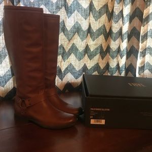 Brand new Frye Phillip Harness Tall Extend Boots